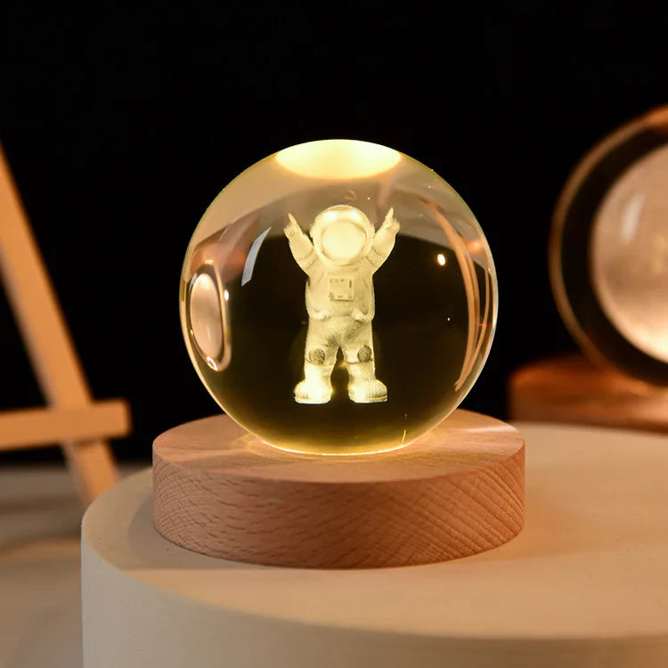 CozyGlow LED Crystal Ball Lamp
