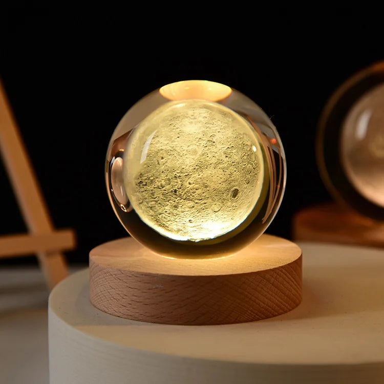 CozyGlow LED Crystal Ball Lamp